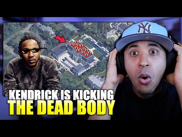 KENDRICK KICKING A DEAD BODY!! | Kendrick Lamar - Not Like Us (Reaction)