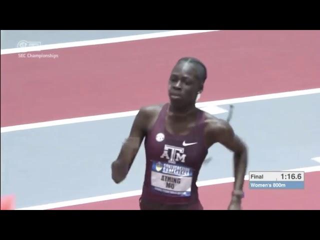 Athing Mu Clocks World U20 Record with an incredible 1:58.40