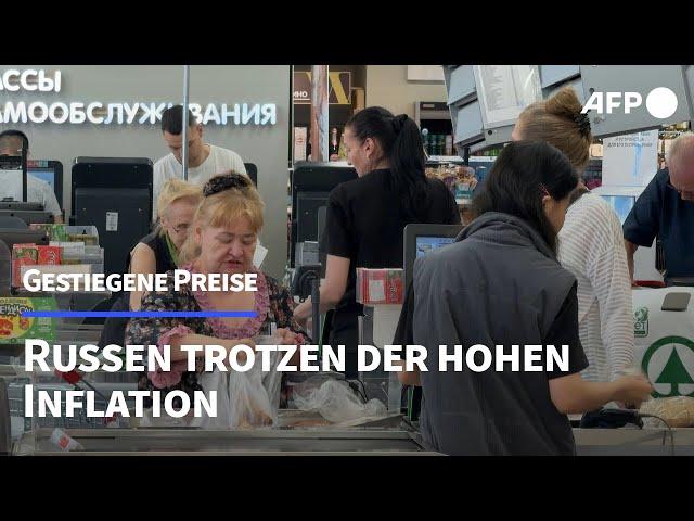 "Wir kommen zurecht": Russen trotzen der Inflation | AFP