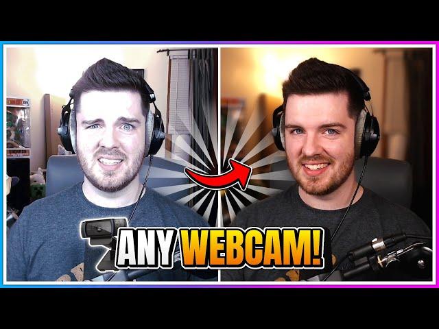 How To Make ANY Webcam Look Like A DSLR! - Best Settings For OBS and Streaming