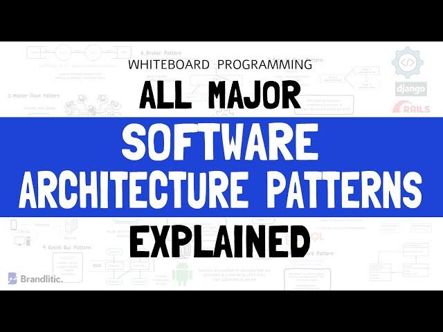 All Major Software Architecture Patterns Explained in 7 Minutes | Meaning, Design, Models & Examples