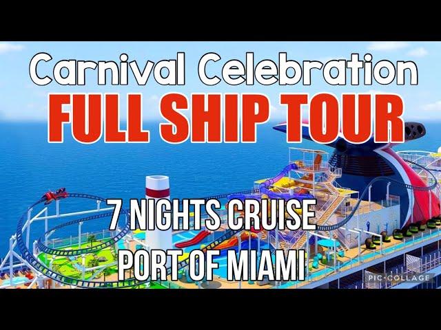 Carnival Celebration ️ | Full Ship Tour | 7 nights Cruise Trip | Food & Travel by Marie