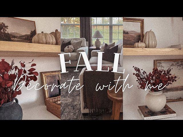 2023 FALL DECORATE WITH ME | Family Room Makeover