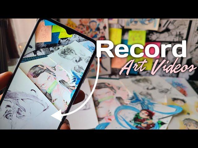 How do I record ART videos with phone for (Youtube/Instagram) reels and shorts