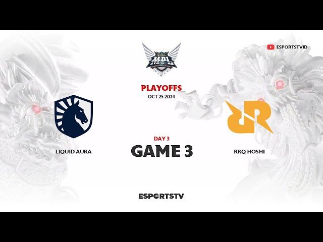 Team Liquid vs RRQ Hoshi GAME 3 MPL ID S14 PLAYOFFS | RRQ vs TLID ESPORTSTV