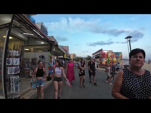 SUNNYBEACH BULGARIA LATE EVENING 4K