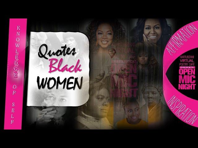 Hartubzani Virtual Poetry Café - Inspirational Quotes from Black Women