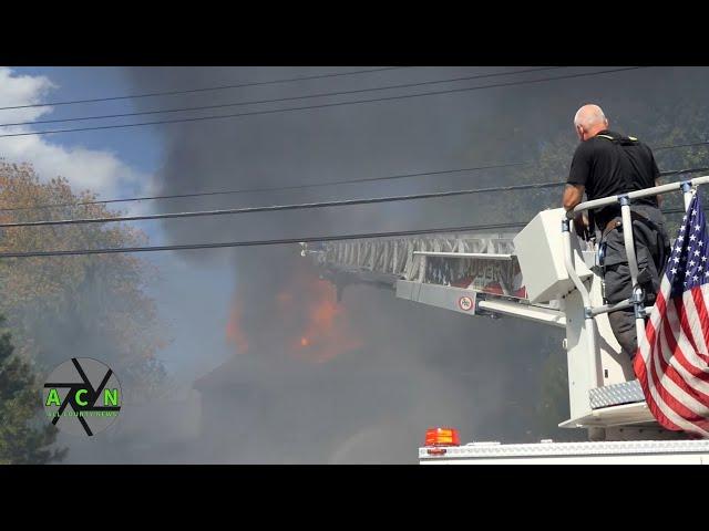 House on Taylor Terrace in Colonia Destroyed by Fire