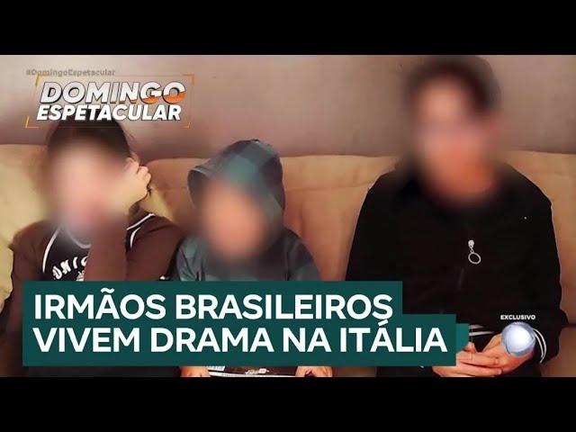 Irmãos vivem drama após testemunharem assassinato de mãe brasileira na Itália