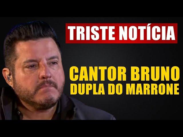 Chega TR1STE notícia sobre o cantor Bruno, dupla de Marrone