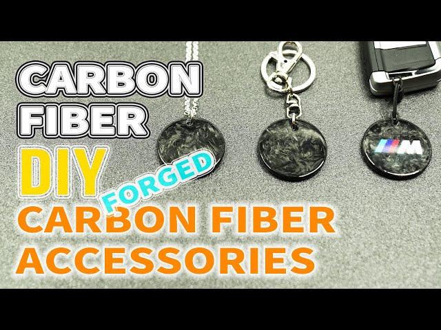 How to Make a Forged Carbon Fibre Keychain [DIY] (Making Silicone Mold & Parts)