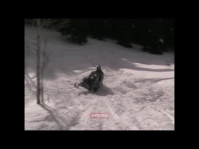 Snowmobile Tree Hit Accident