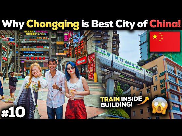 Chinese Girls Helping An Indian To Explore Chongqing City 