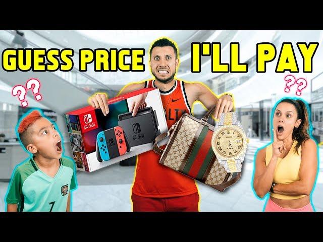 If You GUESS The PRICE, I'll BUY EVERYTHING! *Challenge* | The Royalty Family