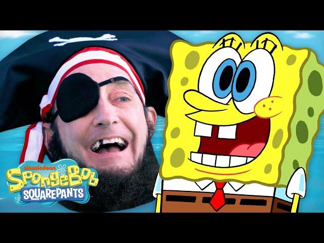 Every 'Patchy the Pirate' Scene EVER! ‍️ | 45 Minute Compilation | SpongeBob