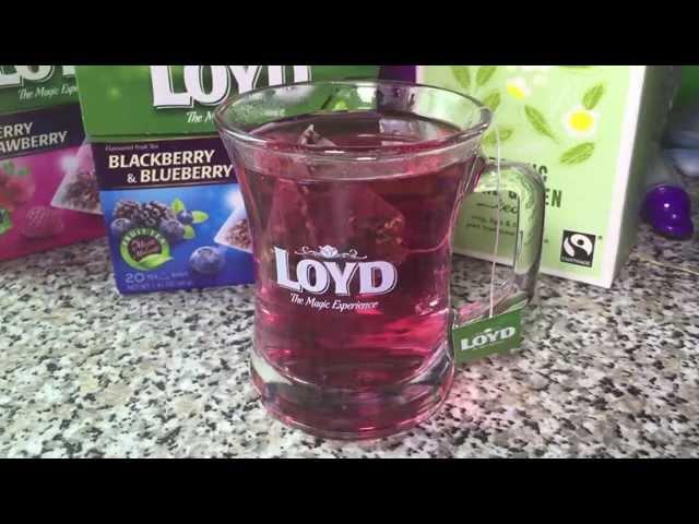 Fruit Tea Review Loyd Blackberry and Blueberry