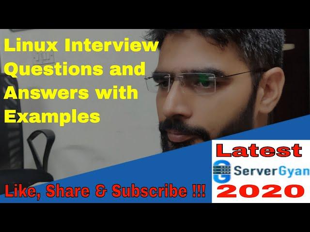 linux top interview questions and answers for experienced with Example