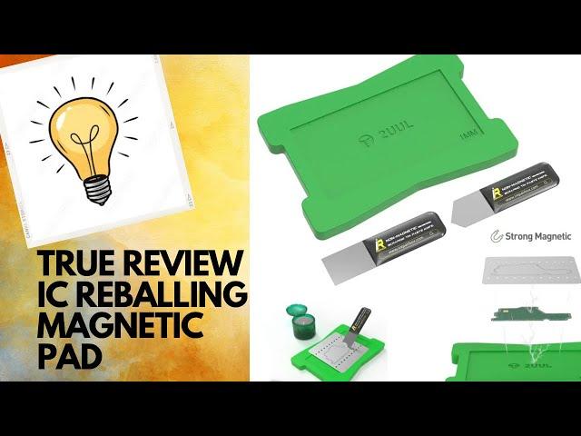 Detailed review ic reballing magnetic pad 2 UUL#mobilerepairing #mechanic #magnetic