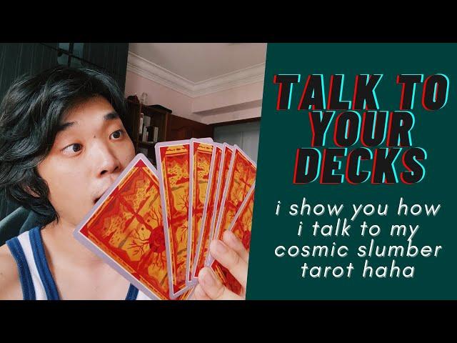 CONVERSING WITH NEW DECKS ft. Cosmic Slumber Tarot