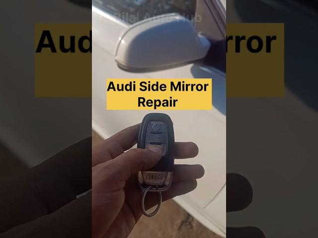 Audi Side Mirror Auto Folding Motor problem fix....