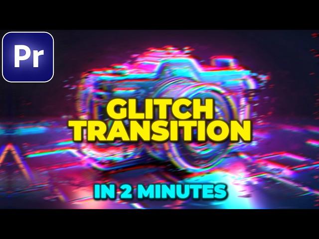 How to Add GLITCH TRANSITION in Premiere Pro