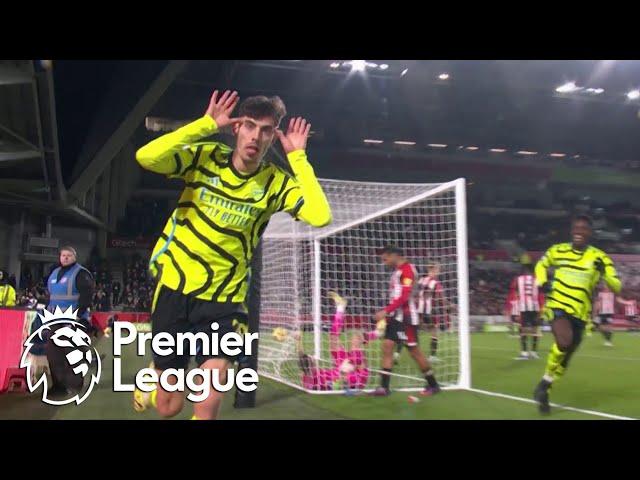 Kai Havertz heads Arsenal 1-0 in front against Brentford | Premier League | NBC Sports