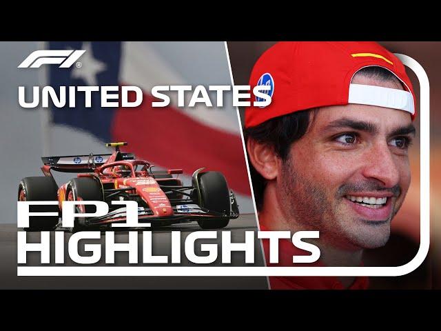 FP1 Highlights | 2024 United States Grand Prix