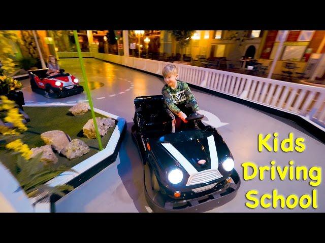 Indoor Playground Driving School for Kids (cars family fun)