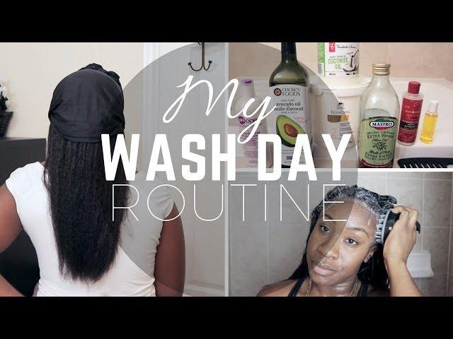 MY WASH DAY ROUTINE | RELAXED HAIR