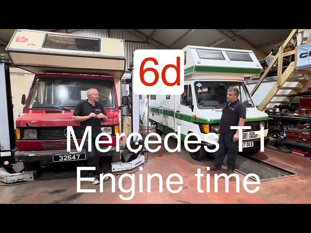 Mercedes T1 engine upgrade part 1 fitting a modern Cdi diesel engine