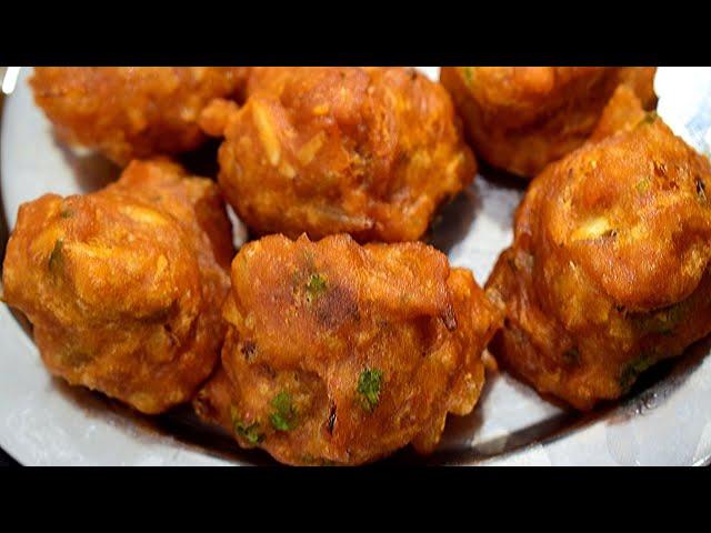 பத்தே நிமிஷத்தில் மொறு மொறு போண்டா ரெடி  | Wheat Flour Onion Bonda