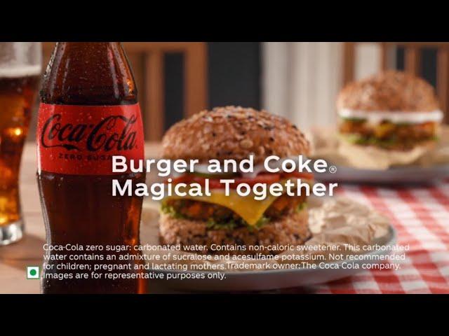 Coca-Cola & Burger is Real Magic | Coca-Cola Zero Sugar | Coca-Cola