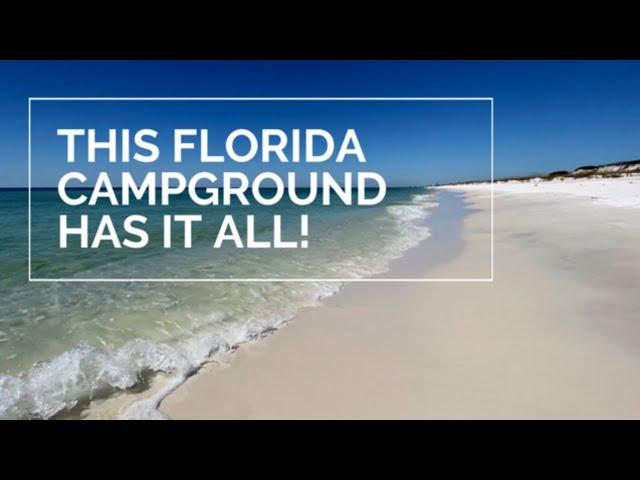 THIS FLORIDA CAMPGROUND HAS IT ALL | Grayton Beach State Park | Florida Beaches | 30A