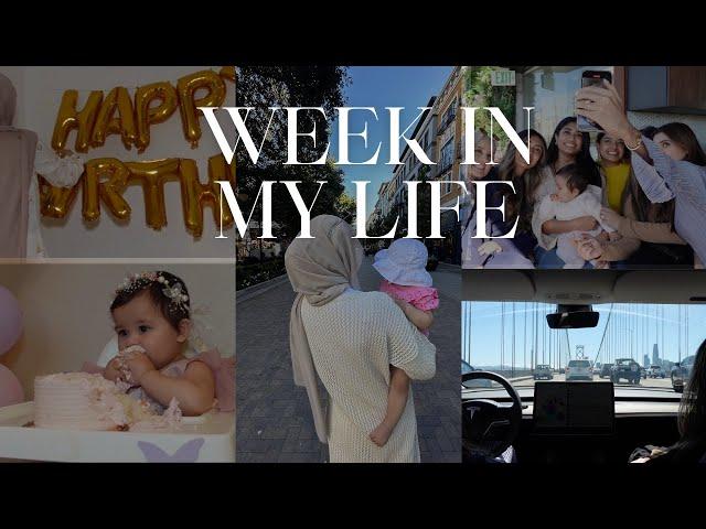 WEEK IN MY LIFE   | zyra's officially one ?! | build a bear | cake smash | sf trip with the girls