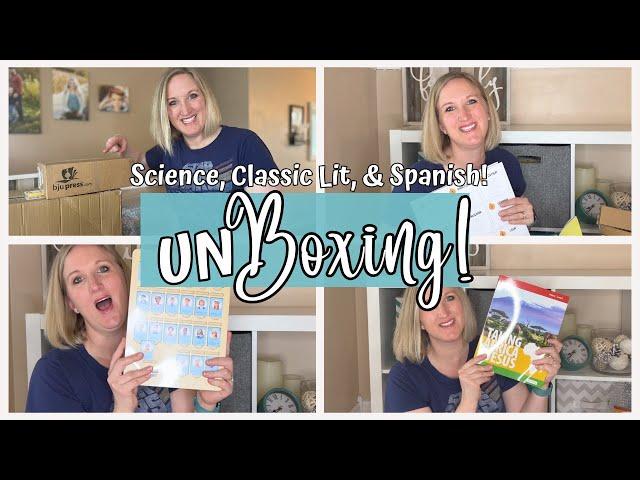 CURRICULUM UNBOXING + a Giveaway (Science, Literature, and Spanish)