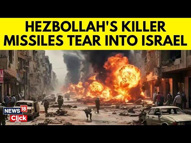 Hezbollah Rockets Pound Tel Aviv As Israel Strikes Beirut | Israel vs Hezbollah Conflict | N18G