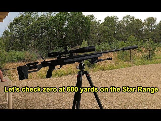 Checking 600 yard zero on steel with the 6.5 PRC