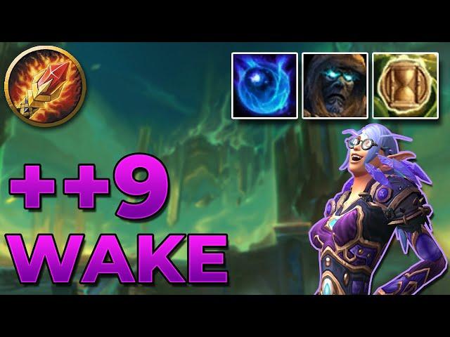 ++9 Necrotic Wake Tyrannical | 1.56M Overall | Arcane Mage M+ | WoW: The War Within