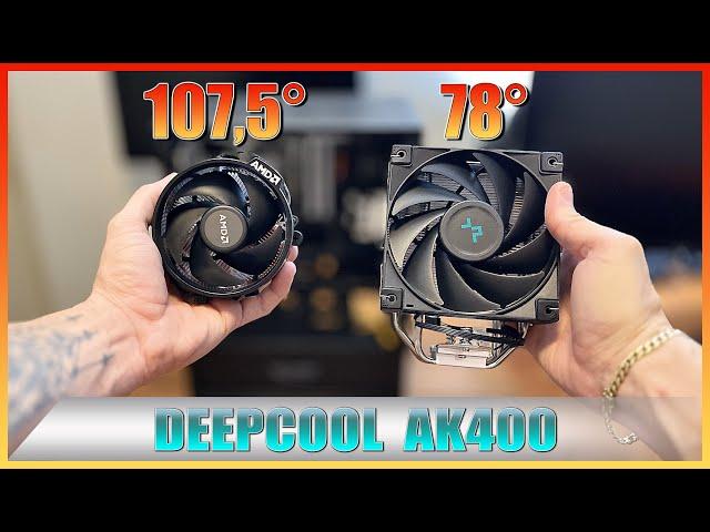 MELHOR AIR COOLER CUSTO BENEFÍCIO 2024 | DEEPCOOL AK400 | 5600GT