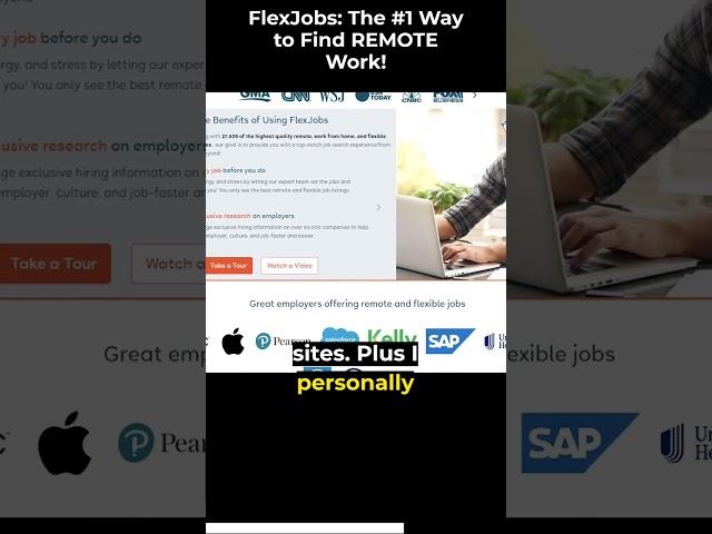 FlexJobs: The #1 Way to Find REMOTE Work!