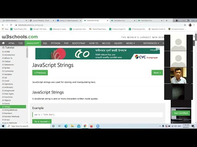 Lecture 13 JavaScript ( Objects , Event ,String ,Methods & Array )@Dulal-CSEcode , @CSE & @Green