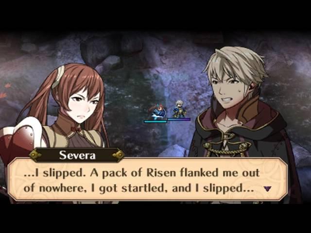 Fire Emblem Awakening - Male Avatar (My Unit) & Severa Hot-Spring Scramble Conversations