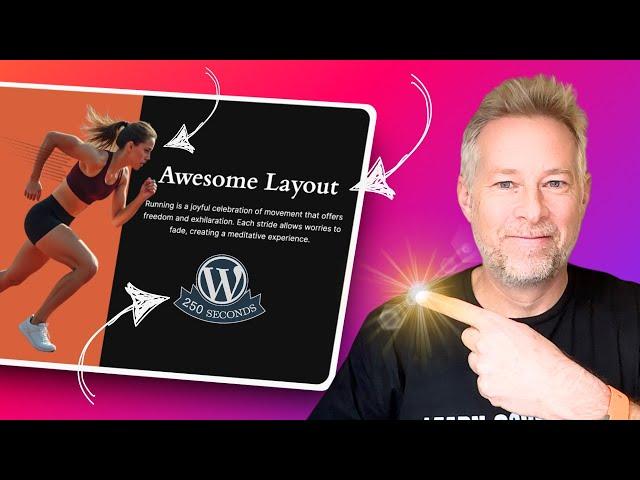 INCREDIBLE WordPress layout in 250 seconds 