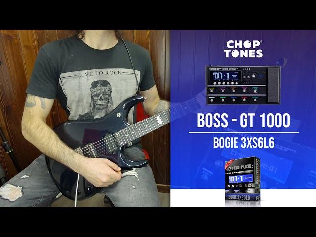 Bogie 3XS6L6 Amp Pack for Boss GT-1000 | Playthrough (Triaxis Tones)