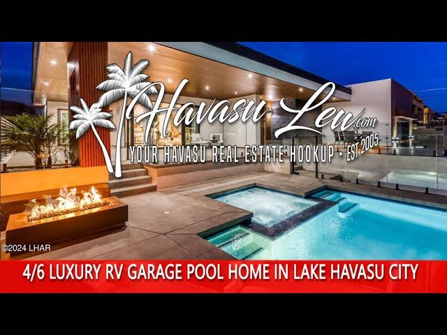 Lake Havasu Luxury RV Garage Pool Home 1571 Kirk Dr MLS 1028691