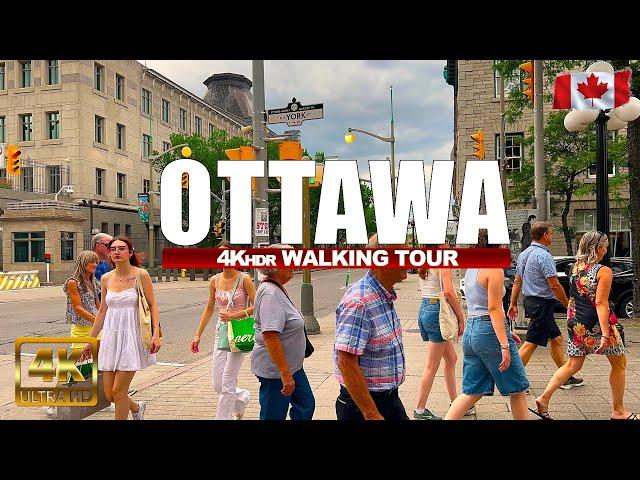 Ottawa Canada Saturday 4K UHD (HDR) 60 fps Walking Tour