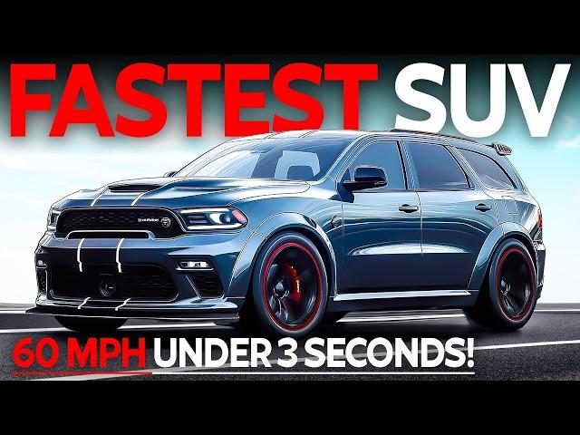 Top 10 Fastest SUVs Worldwide. Are These SUVs Outrunning Supercars?