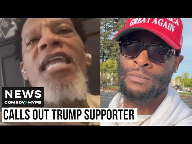 DL Hughley Checks 'NFL Player' Threat To Leave Country If Kamala Harris Wins - CH News