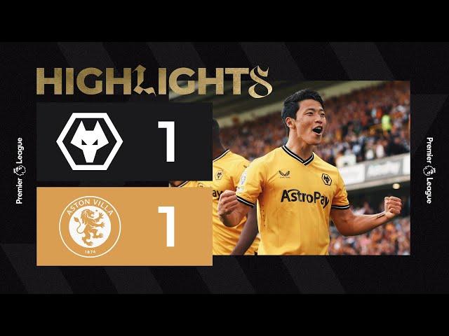 Hee Chan Hwang nets again! | Wolves 1-1 Aston Villa | Highlights