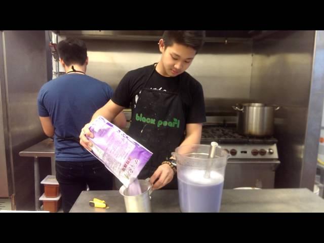 how to make dat TARO MILK TEA.